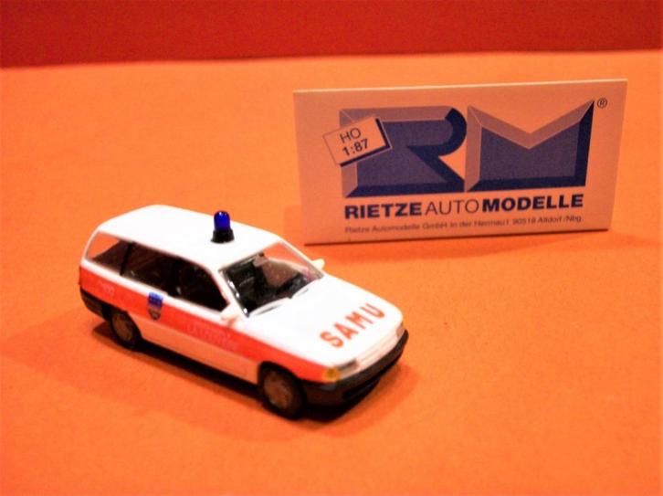 BRANDWEER VAN LA LOUVIERE - BELGISCHE AUTO BUSCH H0 - 1:87, Hobby en Vrije tijd, Modeltreinen | H0, Nieuw, Overige typen, Gelijkstroom of Wisselstroom