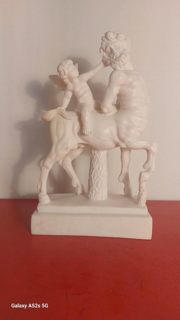 Centaur en Cupido., Antiek en Kunst, Kunst | Beelden en Houtsnijwerken, Ophalen of Verzenden