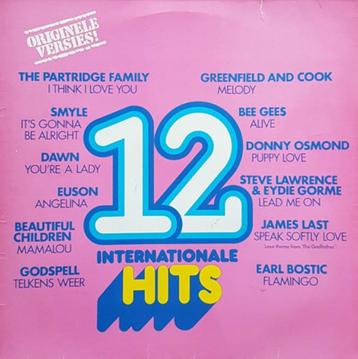 vinyl: 12 INTERNATIONALE HITS  - originele versies beschikbaar voor biedingen