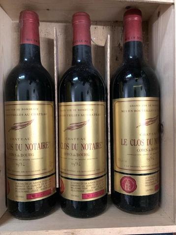 Le Clos du Notaire 1994 Côtes de Bourg. disponible aux enchères