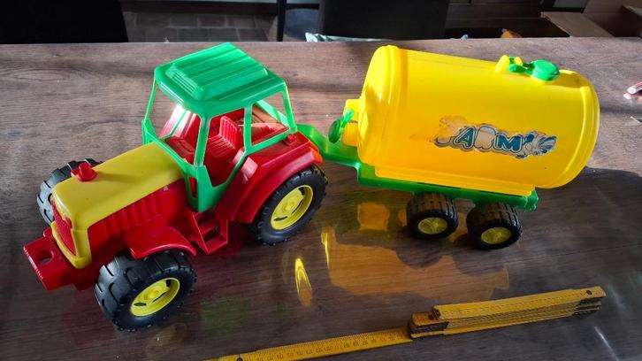 Tracteur + remorque-citerne, Enfants & Bébés, Jouets | Véhicules en jouets, Utilisé, Enlèvement