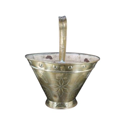 Mand met handvat 18e eeuw - Historische elegantie, Antiek en Kunst, Antiek | Brons en Koper, Koper, Ophalen of Verzenden