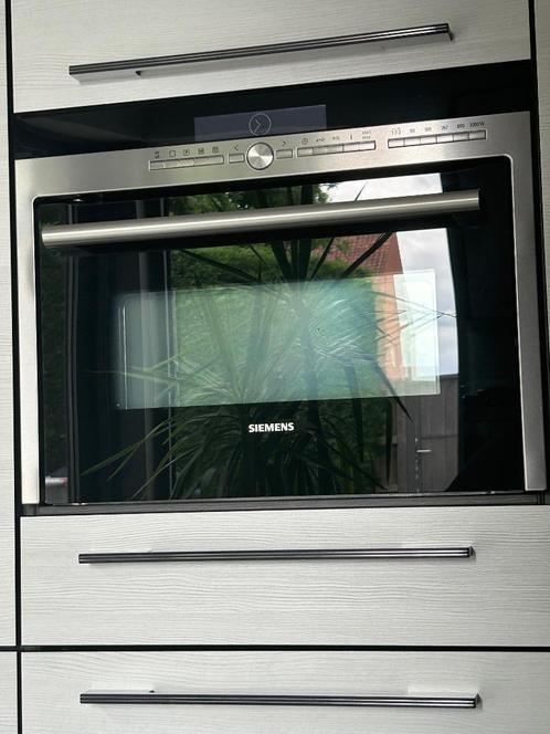 Siemens combi-oven/magnetron! Goed lezen!, Elektronische apparatuur, Microgolfovens, Gebruikt, Inbouw, Combi-microgolfoven, 45 tot 60 cm