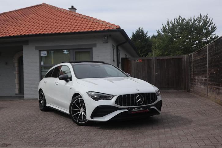 CLA 35 AMG 4-Matic/facelift/1eig/Panodak/Camera/Night/Multi, Auto's, Mercedes-Benz, Bedrijf, Te koop, CLA, 360° camera, 4x4, ABS