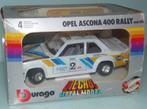 Opel ascona B 400 rally 1:24 Bburago, Hobby & Loisirs créatifs, Voitures miniatures | 1:24, Enlèvement, Neuf, Voiture, Burago