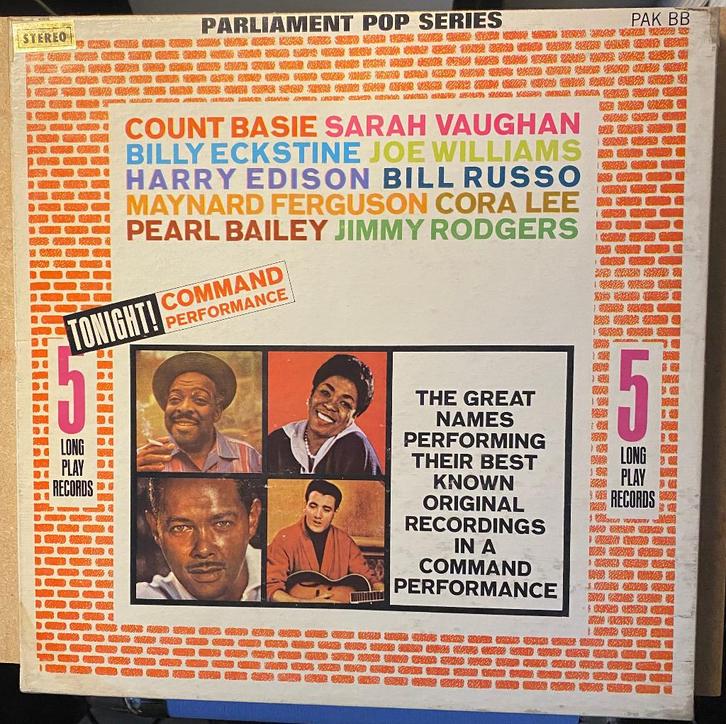 Vanavond Command Performance Jazz, Cd's en Dvd's, Vinyl | Jazz en Blues, Zo goed als nieuw, Jazz, 12 inch, Ophalen of Verzenden