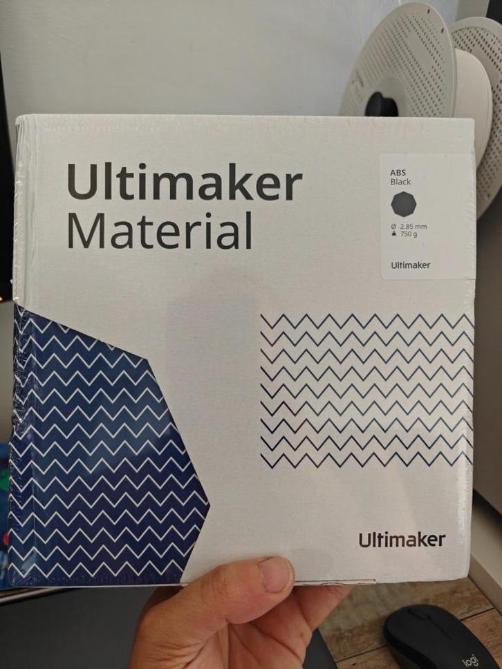 Ultimaker 3D Filament - ABS - Black, Computers en Software, 3D-printerbenodigheden, Nieuw, Ophalen of Verzenden