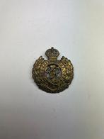 Petinsigne van de Royal Engineers., Ophalen