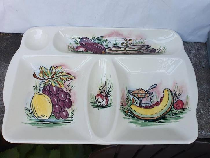 Vintage Beswick hors d´oeuvre dienblad rond 1950, Antiek en Kunst, Antiek | Servies los, Ophalen of Verzenden