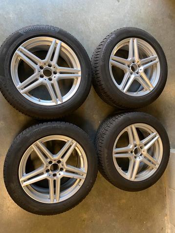 Set 19” Mercedes GLE / ML velgen & Continental winterbanden