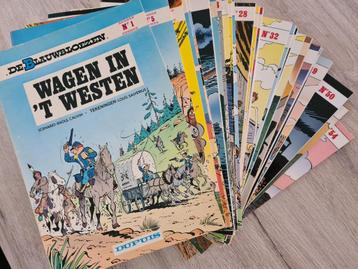 De Blauwbloezen. 27 strips tussen nrs. 1 en 54 beschikbaar voor biedingen