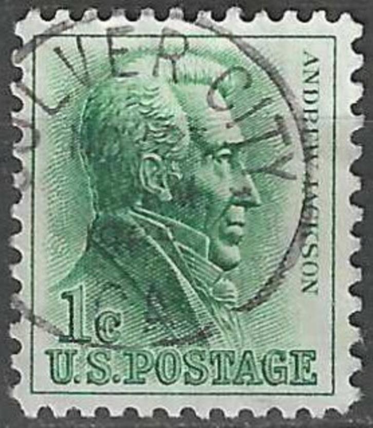 USA 1962/1963 - Yvert 740 - Andrew Jackson (ST), Postzegels en Munten, Postzegels | Amerika, Gestempeld, Verzenden