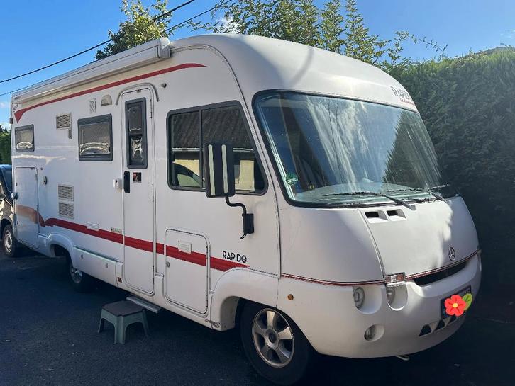 Mercedes Rapido 962, Caravans en Kamperen, Mobilhomes, Particulier, Rapido, Mercedes, Diesel, Handgeschakeld, Afzuigkap, Douche