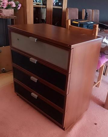Commode 4 tiroirs, 3 ou 4 tiroirs, 25 à 50 cm, Moins de 100 cm, Enlèvement