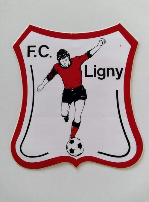 Autocollant vintage - F.C. Ligny - Football - Bel état, Collections, Autocollants, Comme neuf, Sport, Enlèvement ou Envoi