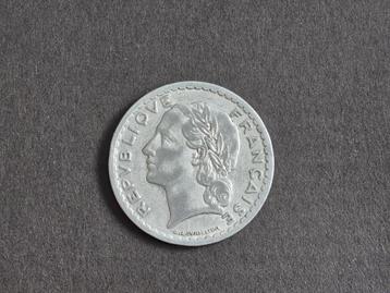 Munt Lavrillier 5 francs 1945 Frankrijk beschikbaar voor biedingen