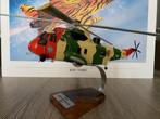BELGIAN AIR FORCE SEAKING 1/48 WOODEN MODEL, Verzamelen, Militaria | Algemeen, Ophalen, Luchtmacht, Miniatuur of Beeldje