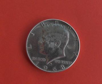 Valuta van een halve dollar 1968  beschikbaar voor biedingen