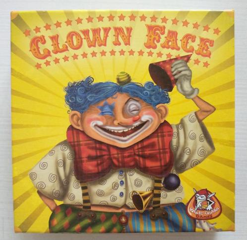 Visage de clown - White Goblin Games, Hobby & Loisirs créatifs, Jeux de société | Jeux de cartes, Comme neuf, Enlèvement ou Envoi