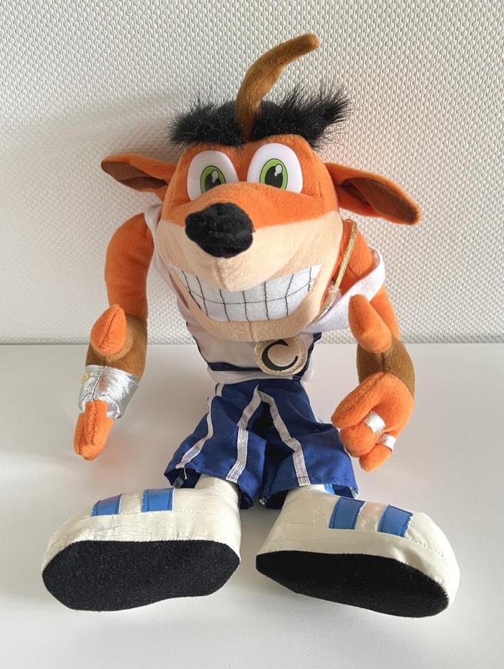 Peluche Crash Bandicoot rappeur, Verzamelen, Speelgoed, Gebruikt, Ophalen of Verzenden