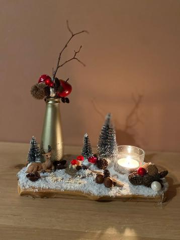 Handgemaakt kerststukje beschikbaar voor biedingen