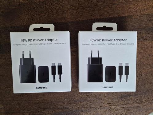 2x Samsung 45w Power adapters, Télécoms, Téléphonie mobile | Chargeurs pour téléphone, Neuf, Samsung, Enlèvement ou Envoi