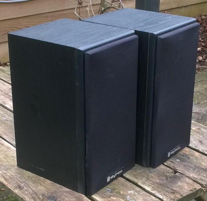 Luidsprekers 5 inch 35-140 Watt 6 Ohm, 2 stuks, Audio, Tv en Foto, Luidsprekerboxen, Zo goed als nieuw, Front, Rear of Stereo speakers