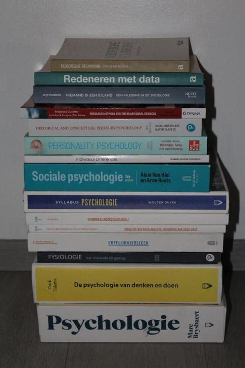 Studieboeken Psychologie 1e bachelor, Boeken, Studieboeken en Cursussen, Gelezen, Hoger Onderwijs, Ophalen of Verzenden