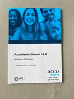 Analytische Chemie I en II - oefeningen MBC3Ib & MBC45c UCLL, Ophalen of Verzenden, Nieuw, Hogeschool, Acco