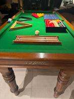 Pooltafel-snookertafel  (antiek) in supper staat, Sport en Fitness, Biljarten en Poolen, Ophalen of Verzenden, Gebruikt, Pooltafel