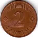 Lettonie : 2 Santimi 1992 KM#21 Ref 14536, Timbres & Monnaies, Monnaies | Europe | Monnaies non-euro, Enlèvement ou Envoi, Monnaie en vrac