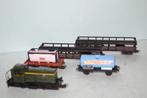 jouef ho loco tracteur diesel sncf + 4 wagons, Hobby & Loisirs créatifs, Jouef, Locomotive, Envoi, Courant continu