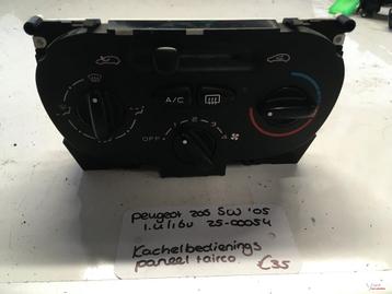 Peugeot 206 Sw 1.4 16v 2005 2500054  Kachelbedieningspaneel  beschikbaar voor biedingen