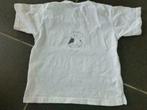 witte t-shirt met tekst en tekening koe maat 98 - 104, Enfants & Bébés, Vêtements enfant | Taille 98, Garçon, Enlèvement ou Envoi