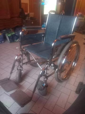 Opvouwbare rolstoel in perfecte staat., Ophalen, Inklapbaar, Gebruikt, Handbewogen rolstoel