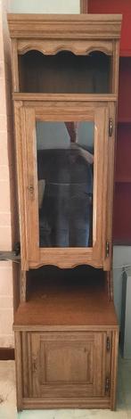 KAST MET VITRINE ., Huis en Inrichting, Kasten | Kleerkasten, Ophalen, Zo goed als nieuw