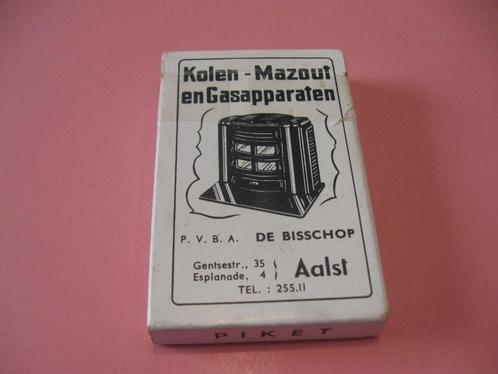 Oud kaartspel - speelkaarten De Bisschop Aalst, Verzamelen, Speelkaarten, Jokers en Kwartetten, Gebruikt, Speelkaart(en), Ophalen of Verzenden