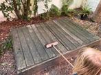 Grote zandbak met deksels, Kinderen en Baby's, Speelgoed | Buiten | Zandbakken, Ophalen, Gebruikt