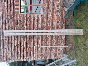 3x houten metselprofiel 3x aluminium profiel beschikbaar voor biedingen
