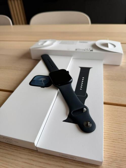 Apple Watch Series 9 45mm GPS, Handtassen en Accessoires, Smartwatches, Zo goed als nieuw, GPS, Ophalen