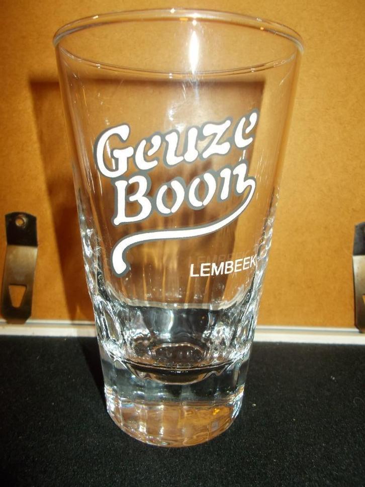 LEMBEEK - oud glas Geuze Boon - hoogte 14,2cm - 5, Verzamelen, Biermerken, Zo goed als nieuw, Glas of Glazen, Palm, Ophalen of Verzenden