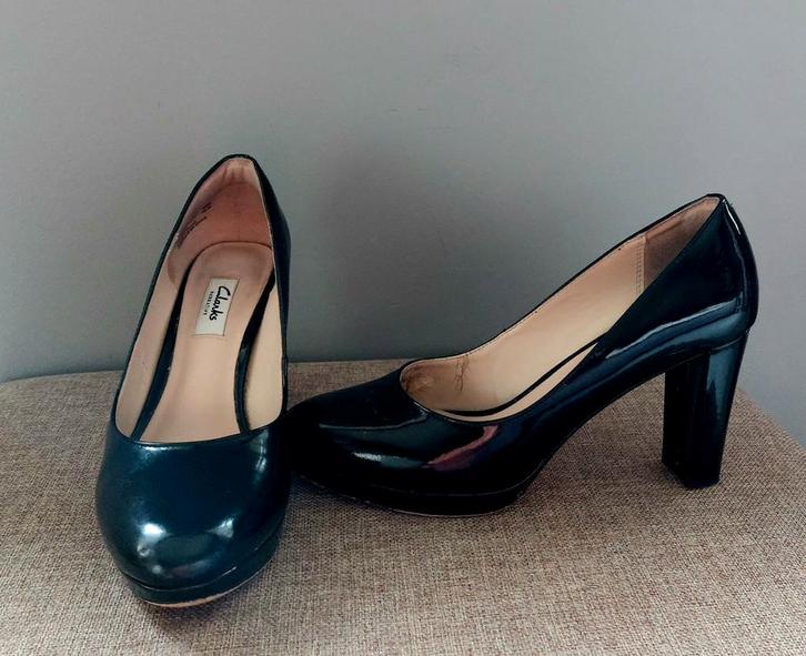 Clarks Narrative Zwarte Lakleren Pumps (M.38), Kleding | Dames, Schoenen, Pumps, Zwart, Ophalen