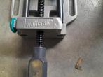 Wolfcraft Etau plat, Doe-het-zelf en Bouw, Werkbanken, Ophalen of Verzenden, Gebruikt, Bankschroef