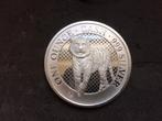 2019 St Helena India wildlife Bengal Tiger 1 oz silver rare!, Enlèvement ou Envoi, Argent