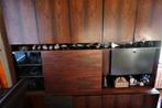 meuble living vintage 1970, Maison & Meubles, Armoires | Mobilier de télévision, 25 à 50 cm, 200 cm ou plus, Autres essences de bois