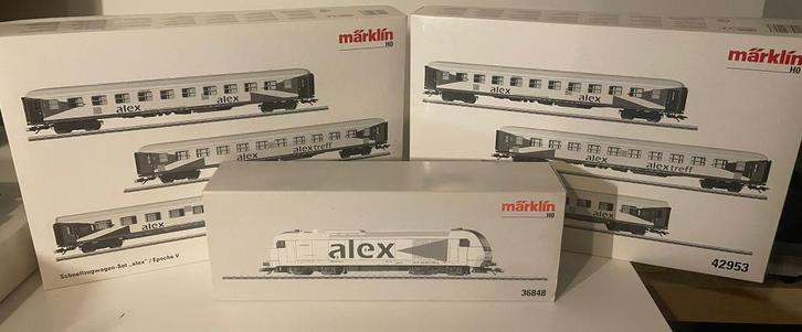 Märklin 42953/ 36848 - Locomotive et wagons de voyageurs, Hobby en Vrije tijd, Modeltreinen | H0, Zo goed als nieuw, Locomotief