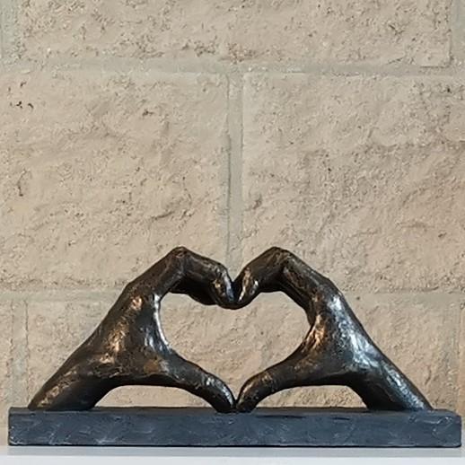 Beeld: Hart voor de zorg (nieuw), Antiquités & Art, Art | Sculptures & Bois