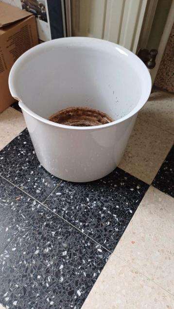 Stenen bloempot, Tuin en Terras, Ophalen, Gebruikt