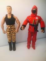 2 Vintage Action Man Ninja Warrior en Tiger Strike figuren, Ophalen of Verzenden, Gebruikt