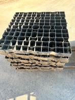 Grasdallen in kunststof zwart, Tuin en Terras, Ophalen, Gebruikt, Zwart